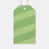 Geschilderde Strepen Paasei Cadeaulabel (Achterkant)