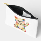 geschilderde teddybeer tas (Open)