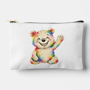 geschilderde teddybeer tas