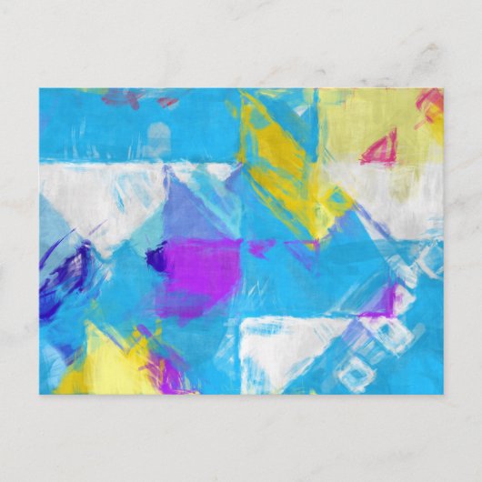 Geschilderde textuur briefkaart (Voorkant)