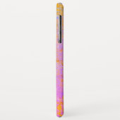 geschilderde textuur in zonsondergang kleuren Case-Mate iPhone case (Achterkant/links)