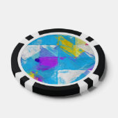 Geschilderde textuur poker chips (Enkel)