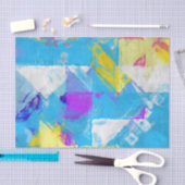 Geschilderde textuur tissuepapier (Craft)