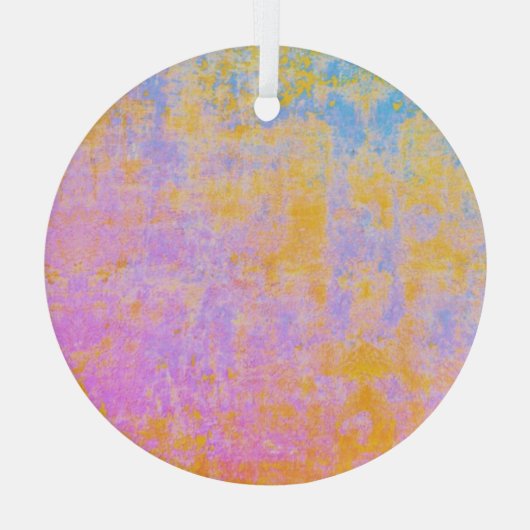 Geschilderde textuur zonsondergang ornament (Achterkant)