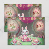 Geschilderde Theepartij Briefkaart (Voorkant / Achterkant)