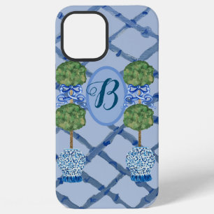 Geschilderde Topiaire Chinoiserie Gemberpotten Pot iPhone 12 Pro Max Hoesje