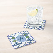 Geschilderde Topiary Chinoiserie Gemberpotten Pot  Kartonnen Onderzetters (Insitu)