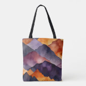 Geschilderde toppen tote bag (Achterkant)