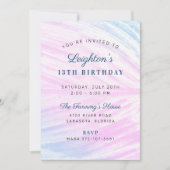 Geschilderde tropische lef op zaterdag kaart (Voorkant)