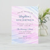 Geschilderde tropische lef op zaterdag kaart (Staand voorkant)