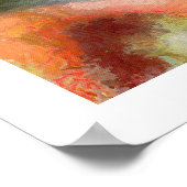 Geschilderde Tulpen Poster (Hoek)