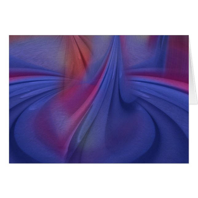 Geschilderde vellen Abstract nr. 14 Kaart (Voorkant Horizontaal)