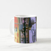 Geschilderde vensters ~ koffiemok (Voorkant links)