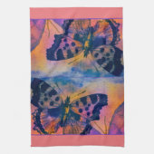 Geschilderde vlinders keukendoek theedoek (Verticaal)