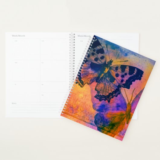 Geschilderde vlinders planner (Display)