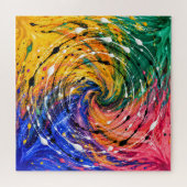 Geschilderde Vortex Legpuzzel (Horizontaal)