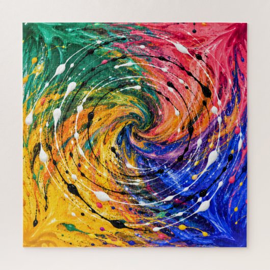 Geschilderde Vortex Legpuzzel (Verticaal)
