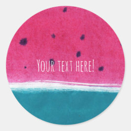 Geschilderde Watermeloen stickers