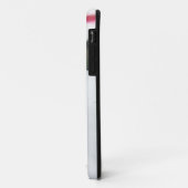 Geschilderde witte bloem met roze centrum Case-Mate iPhone case (Achterkant/links)