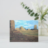 Geschilderde Woestijn Briefkaart (Staand voorkant)