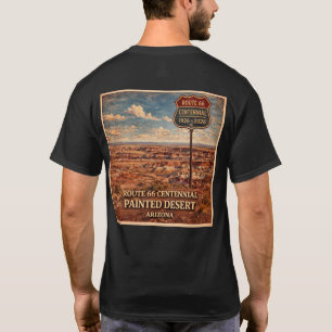 Geschilderde Woestijn Eeuwfeest Herdenkingskleding T-shirt