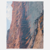 Geschilderde woestijn fleece deken (Voorkant)