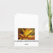 Geschilderde Woestijn notecard Kaart (Achterkant)