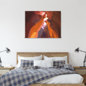 Geschilderde woestijnrotsformatie canvas afdruk (Insitu (Slaapkamer))