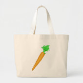 Geschilderde wortel grote tote bag (Voorkant)