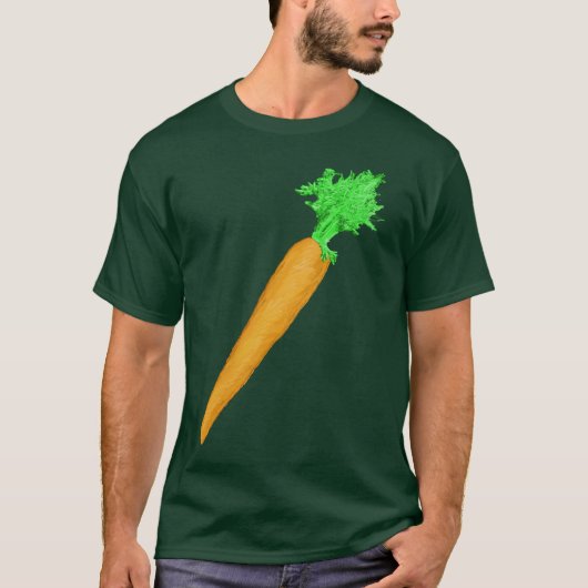 Geschilderde wortel t-shirt (Voorkant)