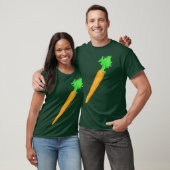 Geschilderde wortel t-shirt (Unisex)