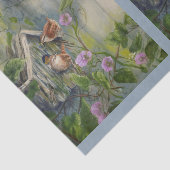 Geschilderde Wrens DBL Tissuepapier (Detail)