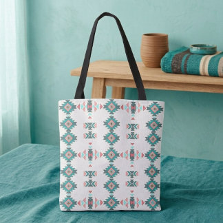 Geschilderde zandtas tote bag