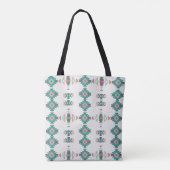 Geschilderde zandtas tote bag (Achterkant)