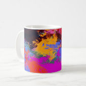 Geschilderde Zebra Koffiemok (Voorkant links)