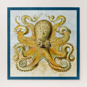 Geschilderde Zee Octopus Kraken Inktvis Legpuzzel