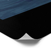 Geschilderde Zonsondergang: Kajakken bij Newfound  Poster (Hoek)