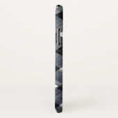 Geschilderde zwarte en witte buffelplaat en naam Case-Mate iPhone case (Achterkant / rechts)