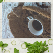 Geschirrtuch Kaffee Liebhaber Coffee Lovers Bistro Theedoek (Gevouwen)