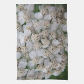 Geschirrtuch kleine weisse Wildblüten Theedoek (Verticaal)