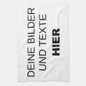 Geschirrtuch komplett selbst gestalten theedoek (Verticaal)