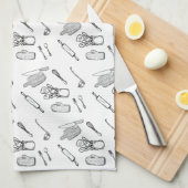 Geschirrtuch - Küchenutensilien  Theedoek (Quarter Fold)