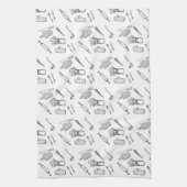 Geschirrtuch - Küchenutensilien  Theedoek (Verticaal)