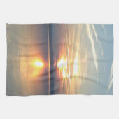 Geschirrtuch Sonnenuntergang am see Theedoek (Horizontaal)