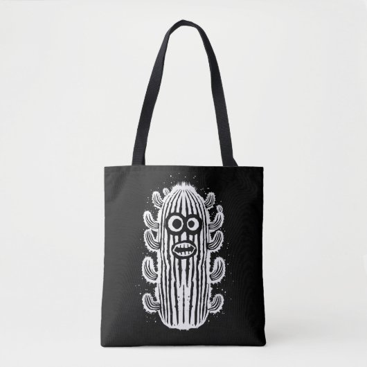 Geschokte cactus tote bag (Voorkant)