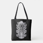Geschokte cactus tote bag (Achterkant)