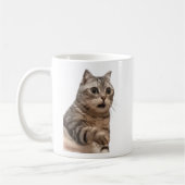 Geschokte Cat Meme Mok Dubbelzijdig (Links)