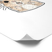 Geschokte Hamster Poster (Hoek)