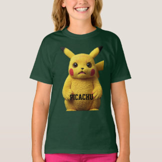 "Geschokte Pikachu Mugshot — Ontworpen T-shirt
