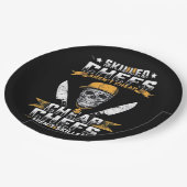 Geschoolde arbeid is niet goedkoop - geschoolde ti papieren bordje (Gekanteld)